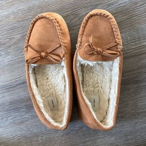 Brown moccasins (hardly worn)